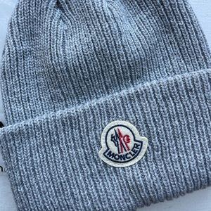 Grey Moncler Beanie